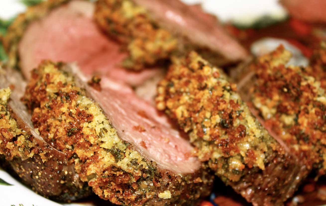Fillet Beef with a Ginger & Coriander Crust