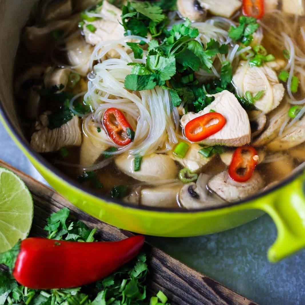Thai Turkey Noodle Soup