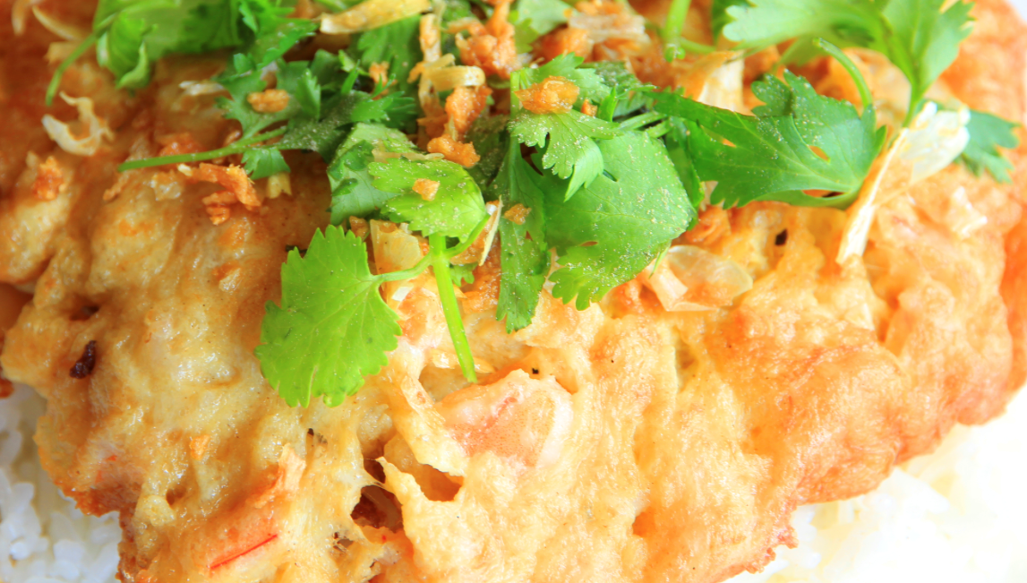 Thai Egg and Shrimp Omelette