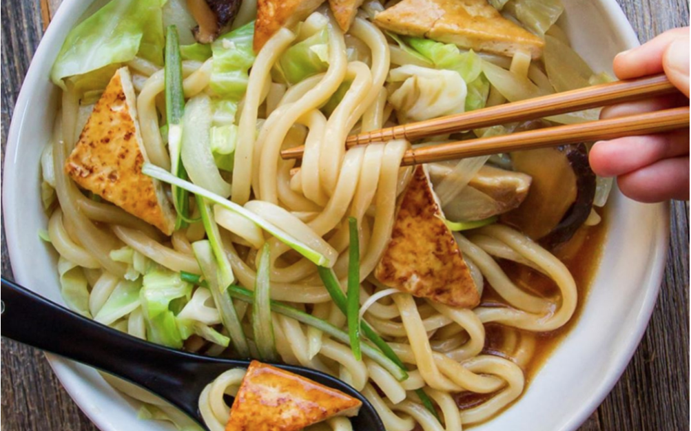 Noodles with Five Spiced Tofu